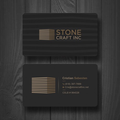 Business Card - Stone Craft Design by PAPRI802030