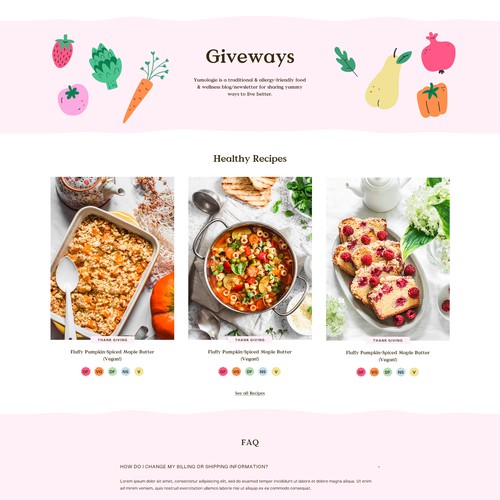 Web page design contest entry by Alshimaa Mou