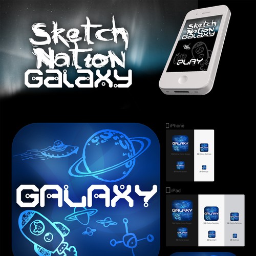 iOS Space Game Needs Logo and Icon Design por designspot