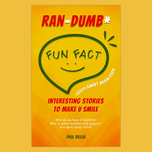 Ran-Dumb Fun Facts Book Cover Design by AKROY