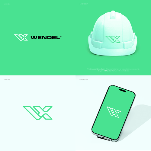 Luxury Logo Design for Wendel X — A Premium Construction Brand Built Different Design by BRGHT✦