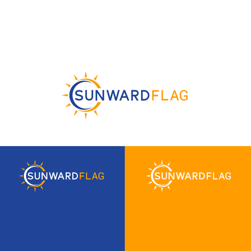 Modern new logo wanted for custom flag company. Design by Pearl25
