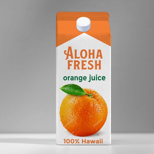 ALOHA FRESH JUICE & TEA Design by neoflexdesign