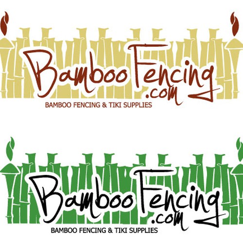 Logo for Bamboo Fencing.com Design by mes