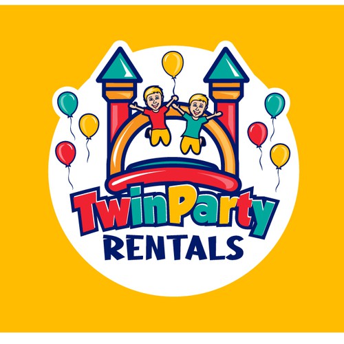 We need a unique logo for our party rental company! Design by Maher Sh