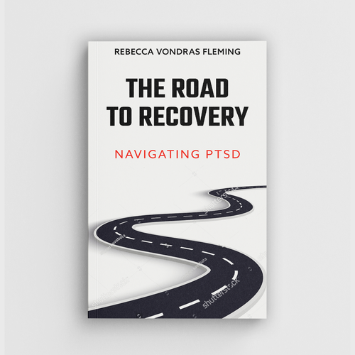 Design a book cover to grab attention for Navigating PTSD: The Road to Recovery Ontwerp door cebiks