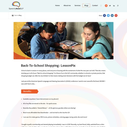 Professional but Friendly Speech Therapy website design Design by ♾️e2infinity♾️