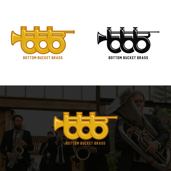 Bottom Bucket Brass Logo