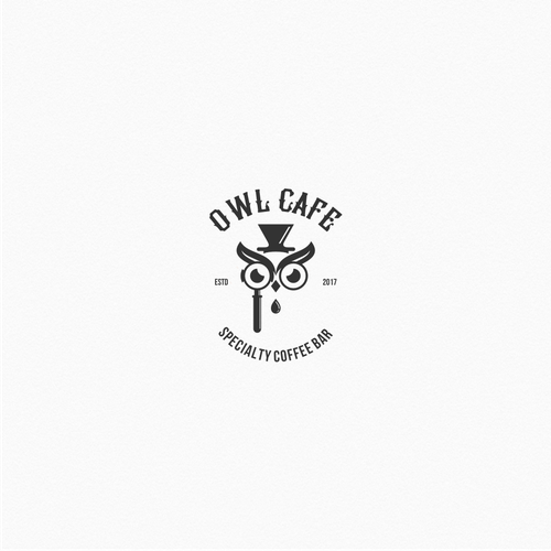 a new coffee shop logo design "owl cafe" Diseño de siasArt