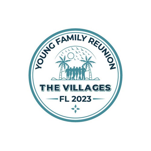Design a sticker for a large family reunion in The Villages, FL Design by Creative Sakib