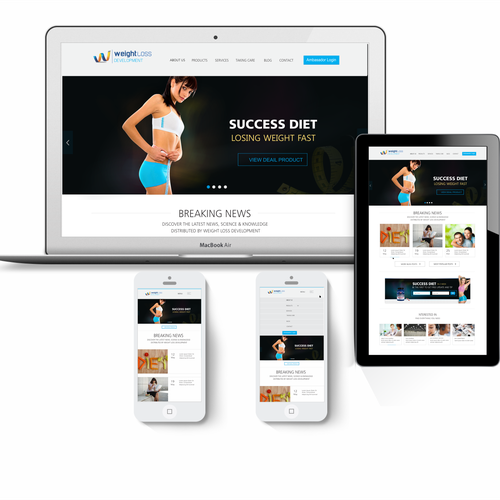 GUARANTEED winner! Design the website of a RISING STAR company! Design by Vishera