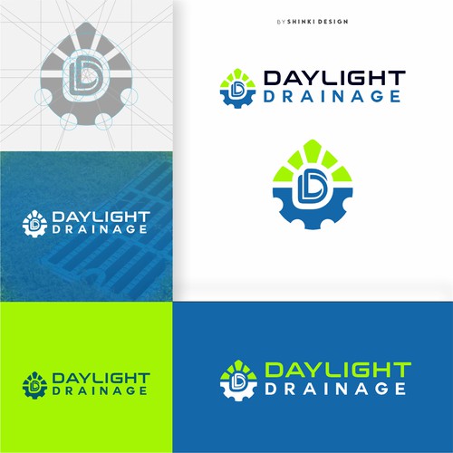 Brand launch for Drainage Services company in Pacific NW Design by Shinki design