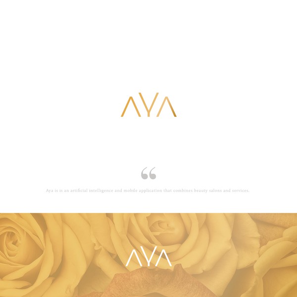 Logo & visual identity design for AYA