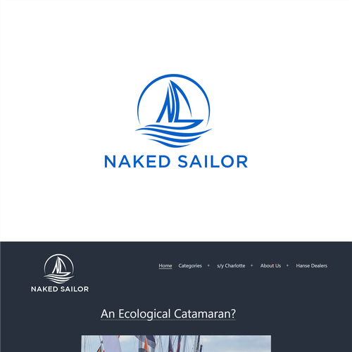 Design an inspiring logo for an honest sailing blog (with ecological aspirations!) Design by aldams