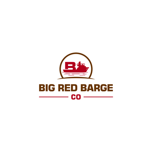 Create the logo for Big Red Barge Company Design by Win Won