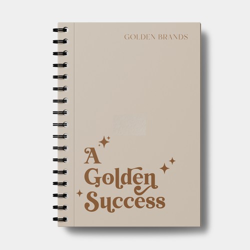 Design di Inspirational Notebook Design for Networking Events for Business Owners di SunKissed
