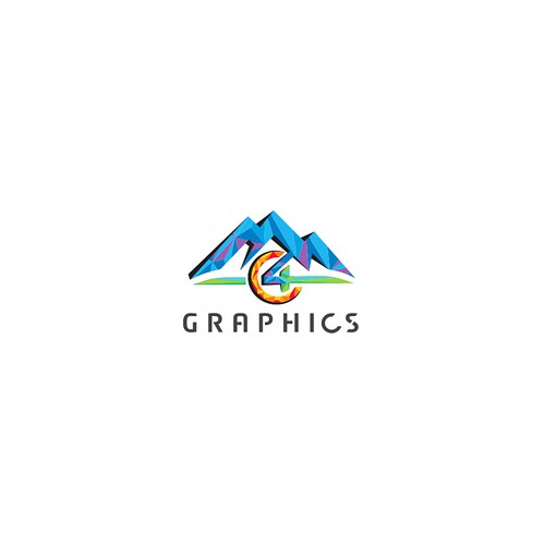 Geometric, modern, inspiring, powerful logo for my graphic design company C4 Graphics located in Colorado Design by totovas