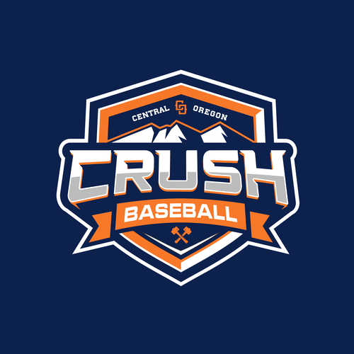 Central Oregon Crush Baseball Diseño de MFinity DesignStudio