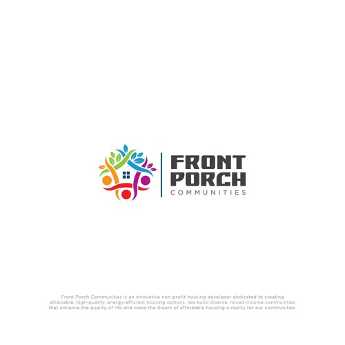 Front Porch Communities - A Not For Profit housing developer with a community focus Design von RaccoonDesigns®