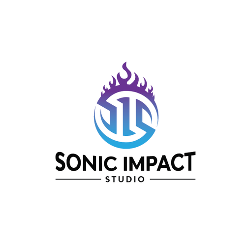 "Looking for a explosive logo that will make a Sonic Impact for a Recording Studio!" Design by Wind Leon