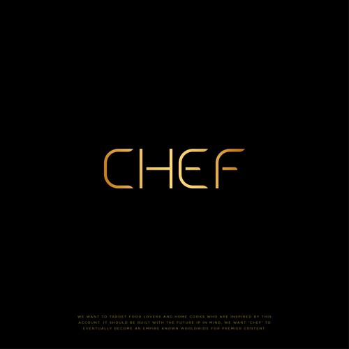 "CHEF": Food & Cooking Social Media Logo Design by NouNouArt