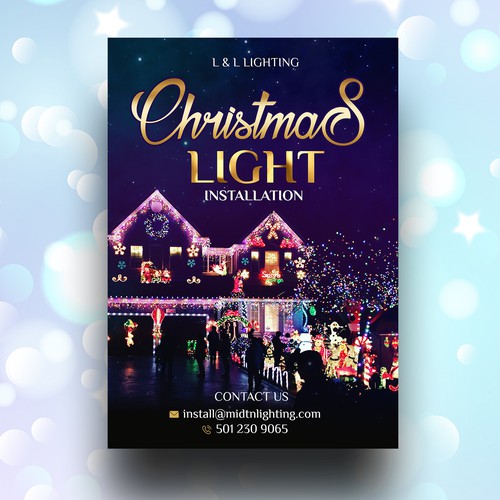 Flyer for Christmas Lighting Design by Rgraphic@