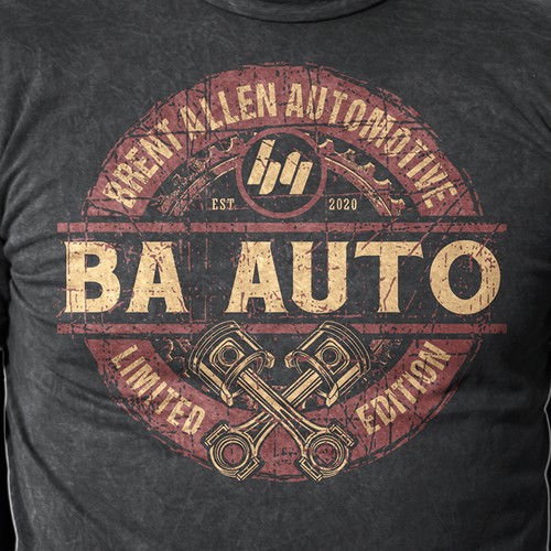 For Auto Repair Shop, looking for a cool auto related design to use with our logo for a t-shirt design.  Abstract prefer Design by *DCLA*