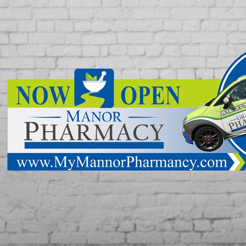 manor pharmacy billboard design Signage contest