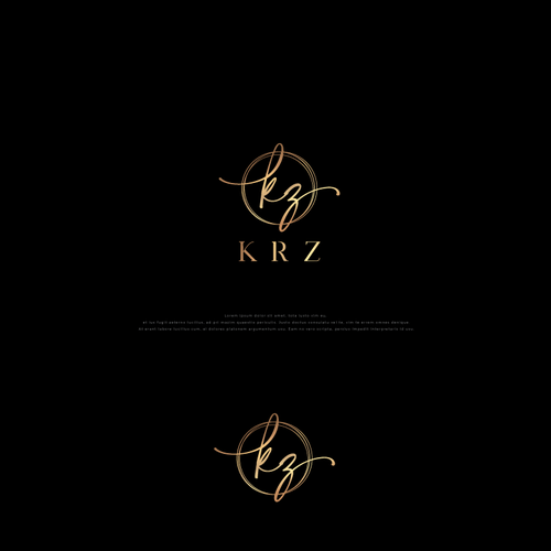 Personal Logo with design centered around the letter "Z" Design by CrissVons