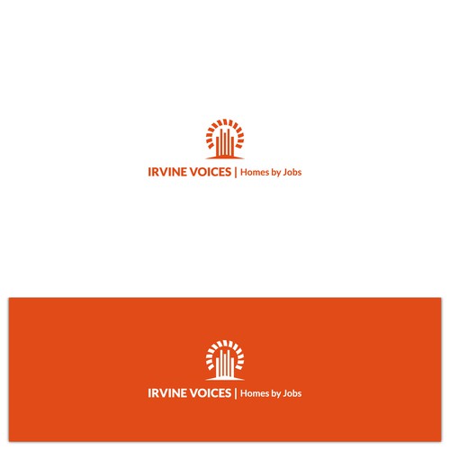 Irvine Voices - Homes for Jobs Logo Diseño de ekhodgm