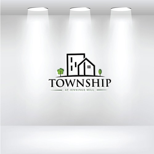 Logo design for new construction rental community of high-end townhomes Diseño de zainartz