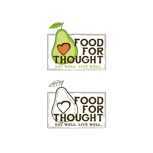 Fresh, Playful Island-Inspired Logo for Food For Thought – Organic Café & Market in the Florida Keys Design by m210297