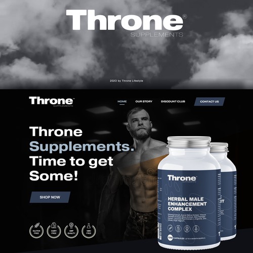 Design Supplement Website por Askdigital