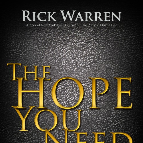 Design Rick Warren's New Book Cover Design réalisé par frankbrox