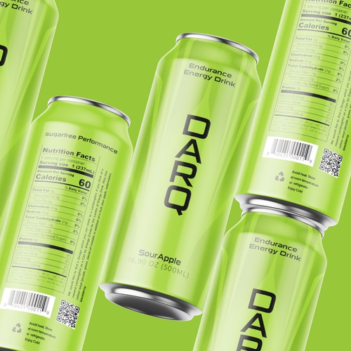 Create a unique Design for a sugar free Energy Drink Can! Diseño de rakaruaan