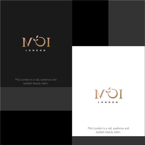 コンペ「Moi London needs an innovative and elegant logo」のデザイン by Yatama.kunさん 