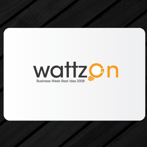 Help WattzOn (BusinessWeek Best Idea 2008) with a new logo Design by Concept Factory