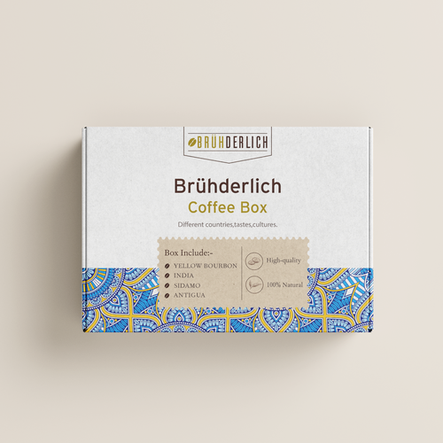 Packaging design for a premium coffee gift box Design by Ganesh Anvekar