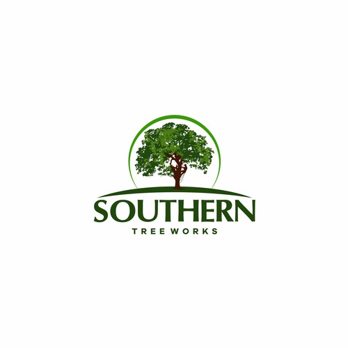 sleek and professional logo for a tree business Design by industrial brain ltd