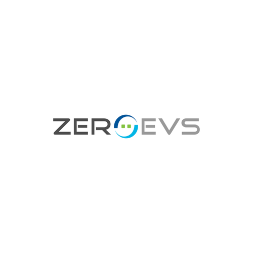 Logo for the emerging electic vehicle charger market, with a subtle emphasis on net zero Design by zephyr♬