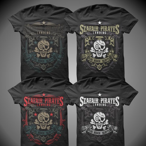 Seafair Pirates Landing t-shirt design required Design by (((((HUMMER)))))®