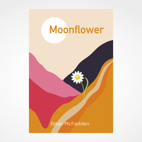 Moonflower - Poetry chapbook cover Design by STARKCOM