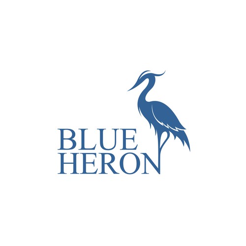 Design memorable logo incorporating a majestic Blue Heron for a ...