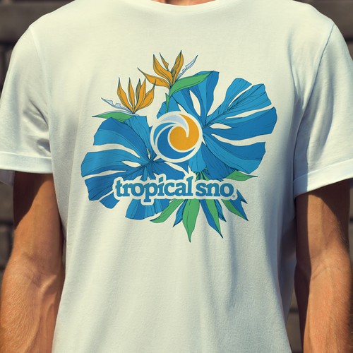 Tropical T-Shirt Design Design by zzzArt