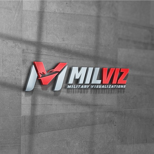 MILVIZ Logo - Producer of Military Flight Simulation Design by D E S P O T I C