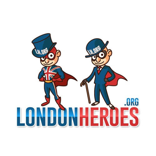 Create the character of a London hero as a logo for londonheroes.org Ontwerp door Atzinaghy