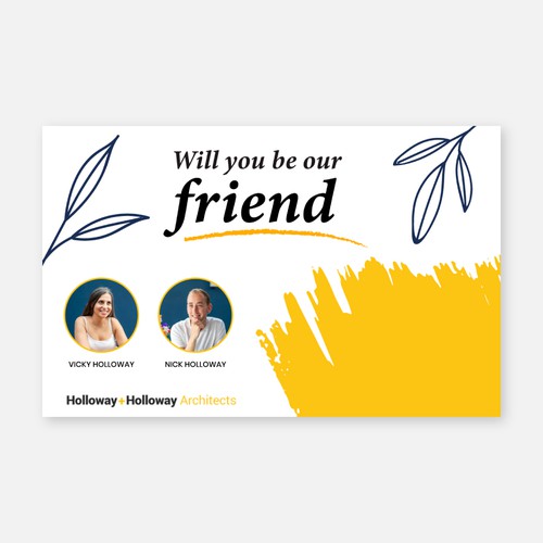 Fun flyer for couple run architecture studio Design by korban