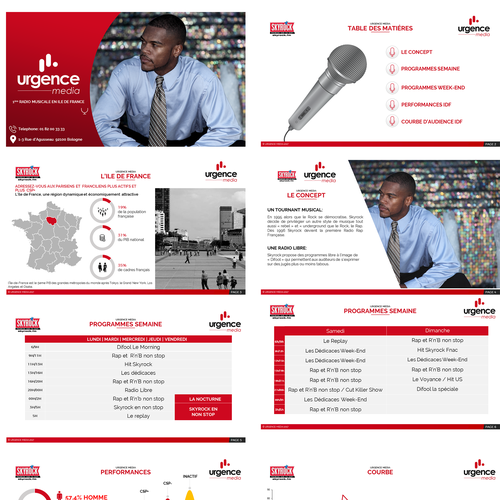 PowerPoint template contest entry by Dan Catalin