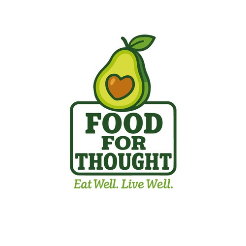Fresh, Playful Island-Inspired Logo for Food For Thought – Organic Café & Market in the Florida Keys Design by marianaa