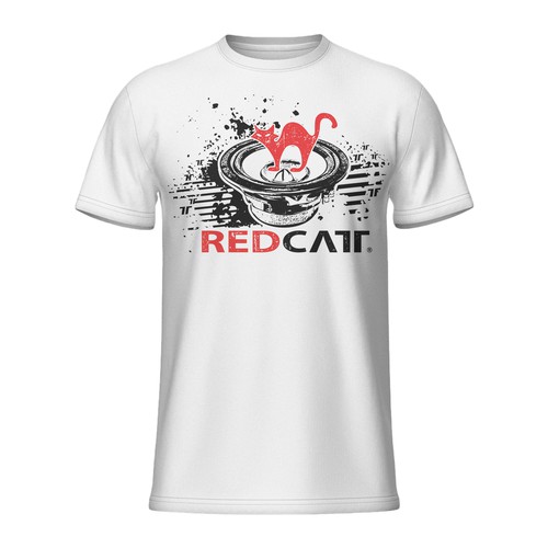 T-shirt design for audio brand Design by -Diamond Head-